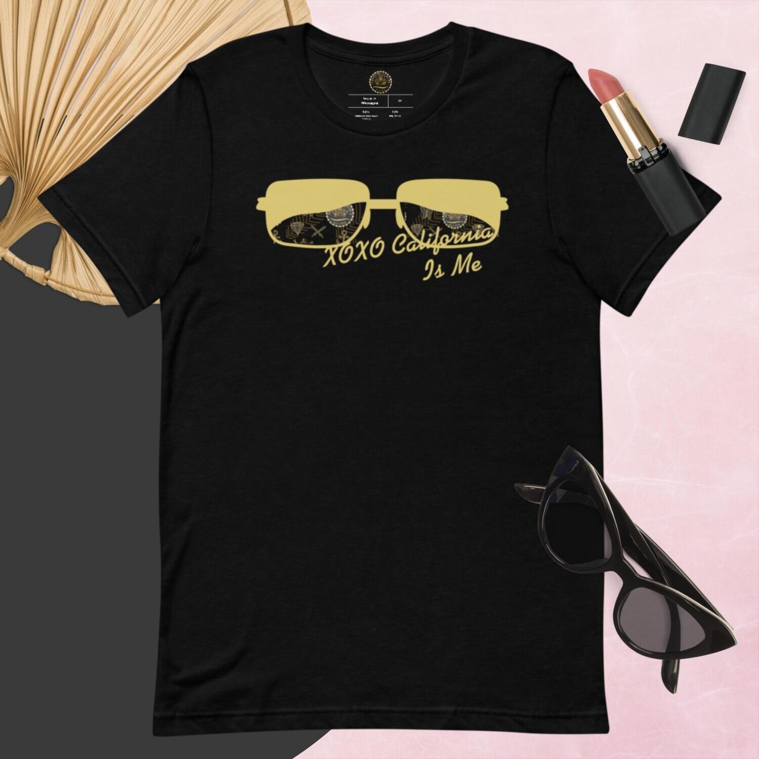 Black Sunglass Royal Women&#39;s T-shirt, Color: Black Heather, Size: XS