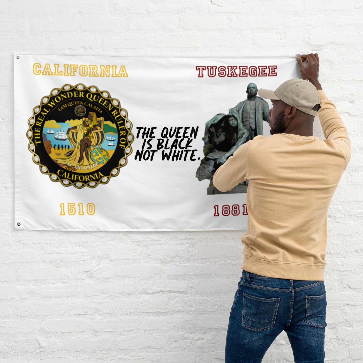 Tuskegee-California Lifting the Veil Issue Flag