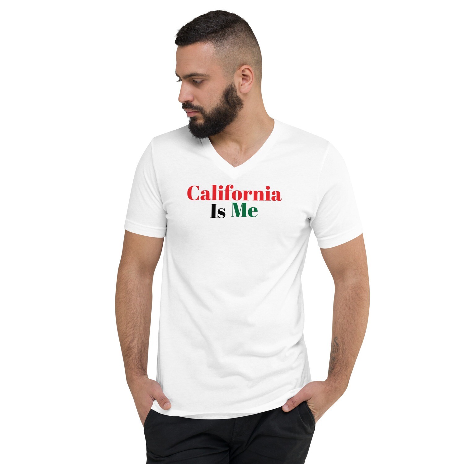 Black American Liberation Men&#39;s V-Neck T-Shirt, Size: XS
