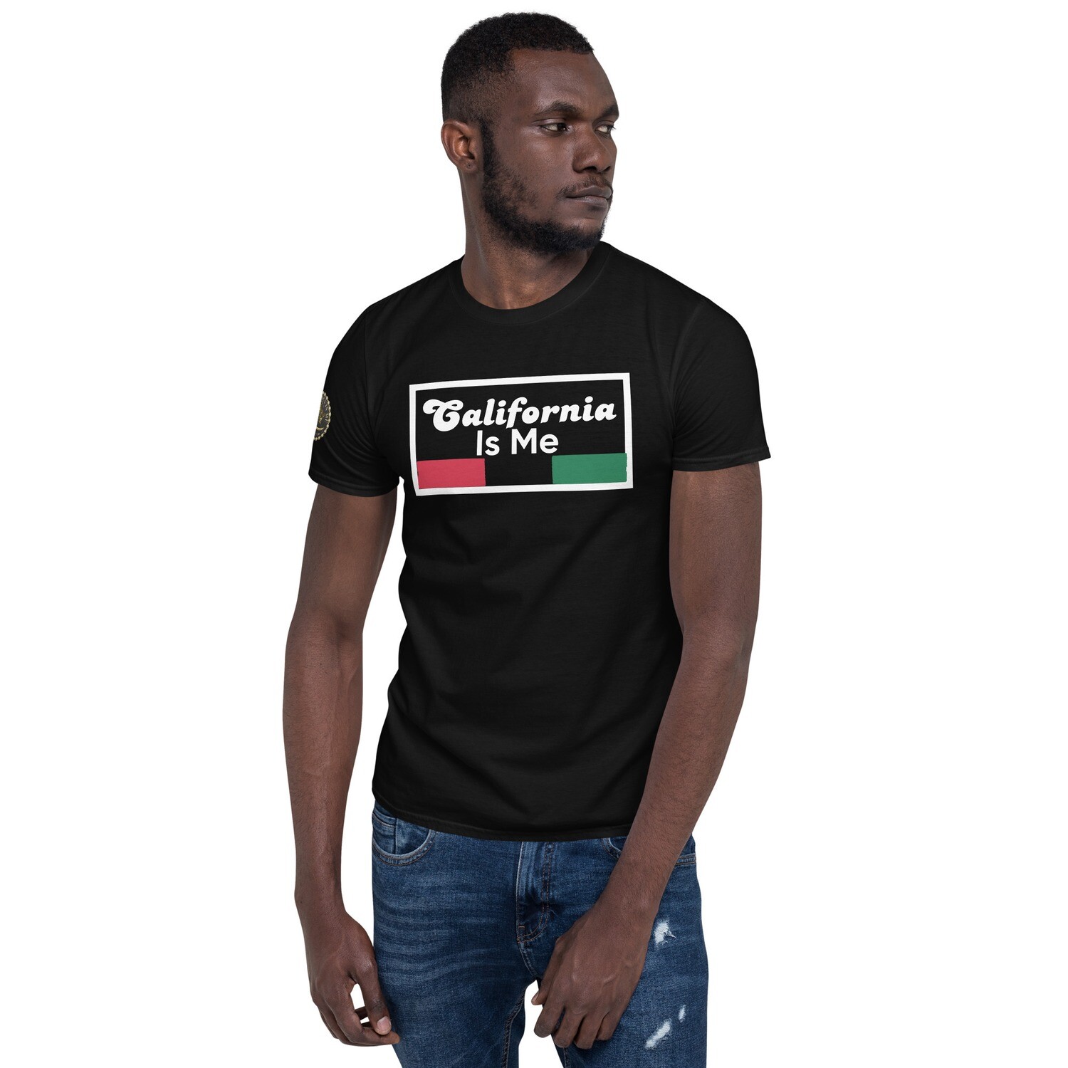 Black American Liberation California T-Shirt, Size: S