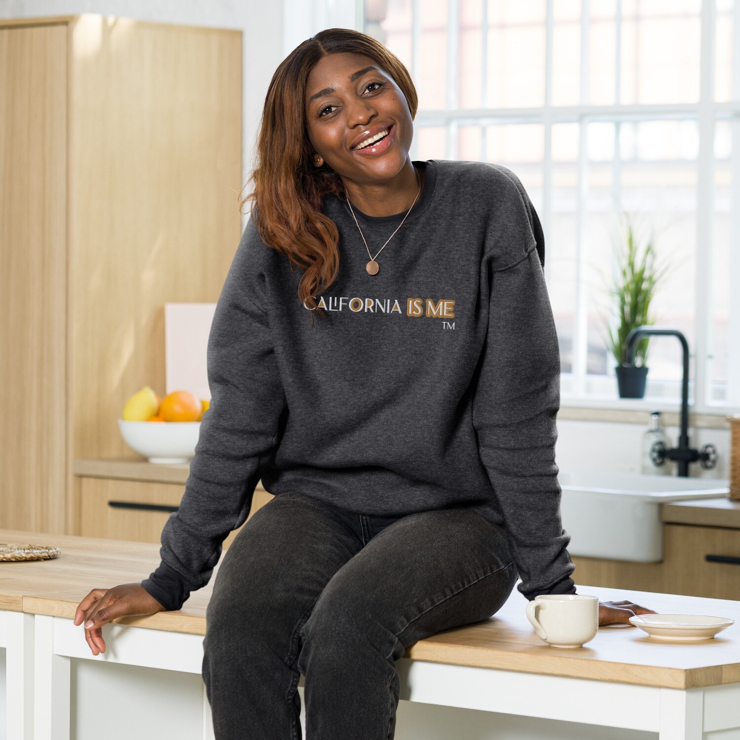 California Is Me Unisex Sueded Fleece Sweatshirt