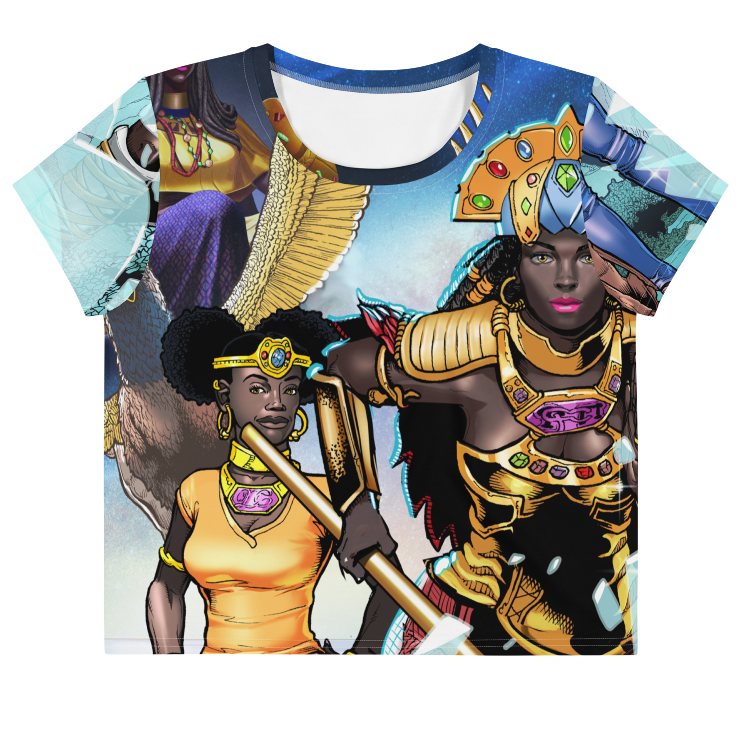 Queen Calafia Comic Book Crop Tee, Size: XS
