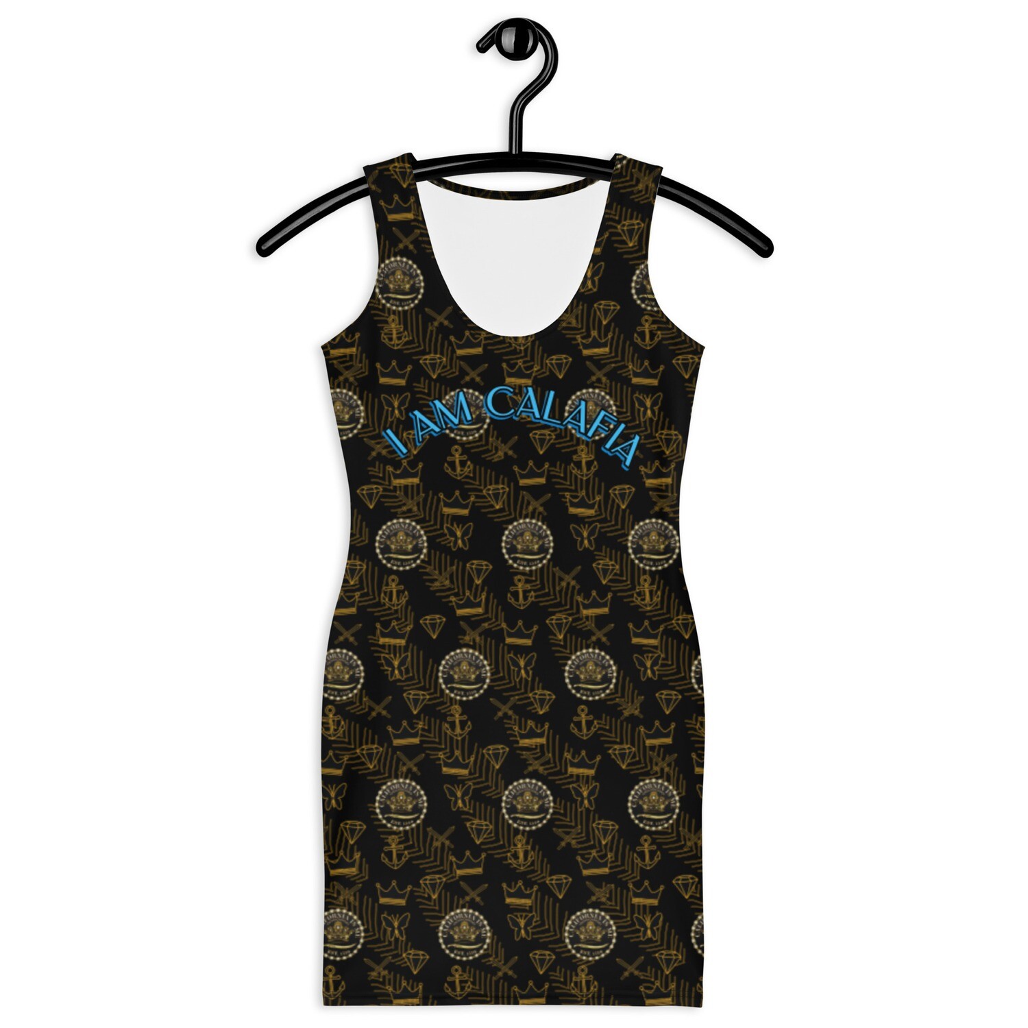 I Am Calafia Empowered in Turquoise Dress