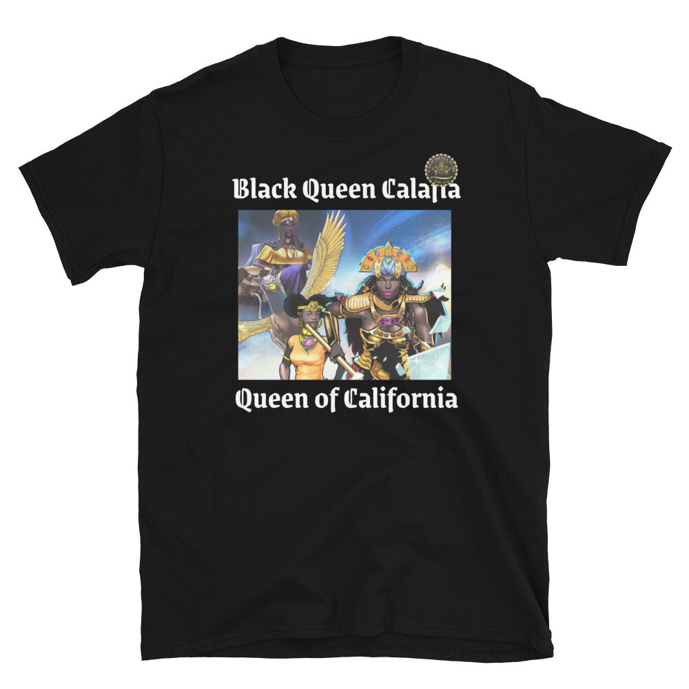 Black Queen Calafia Titled Unisex T-Shirt, Color: Black, Size: S