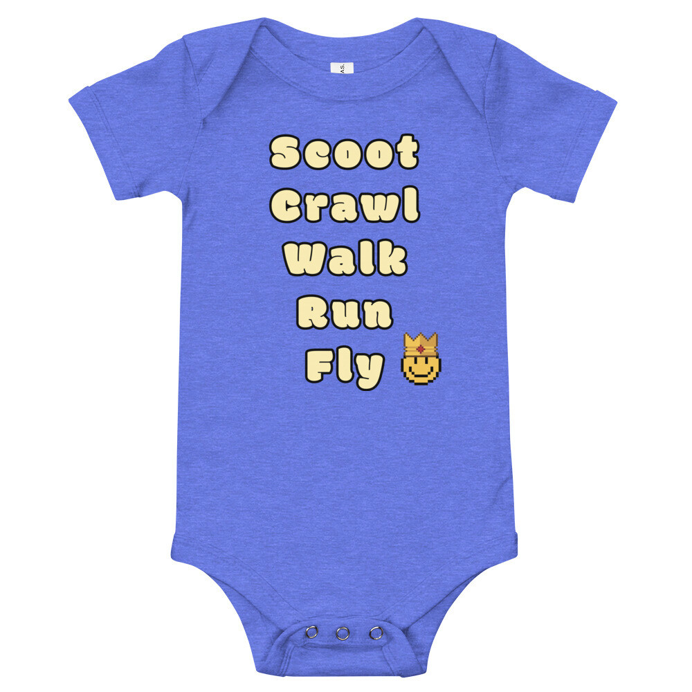 Calafia&#39;s SuperBaby Steps Short Sleeve Onesie 