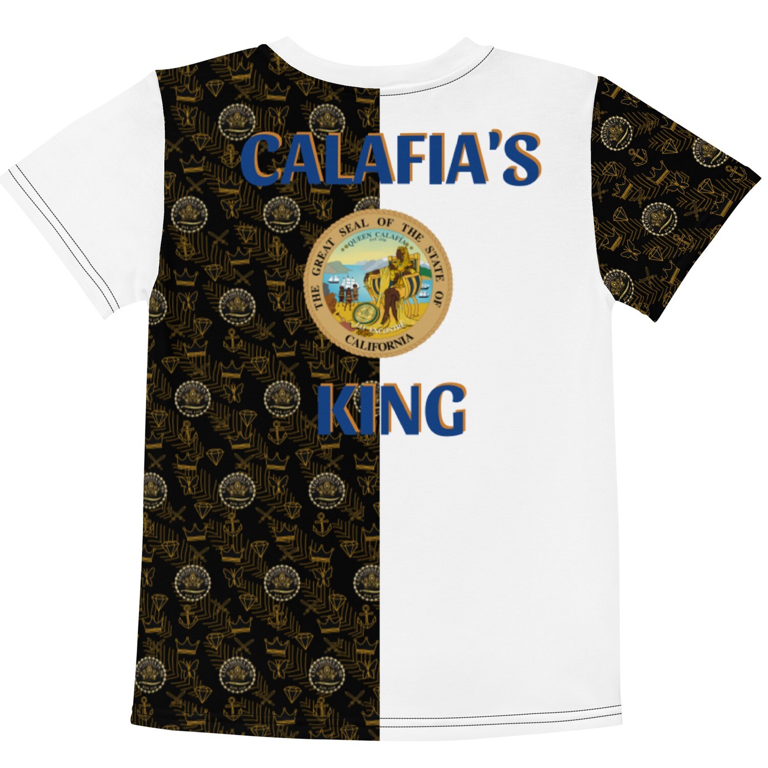 Calafia's King Boys Kids crew neck t-shirt