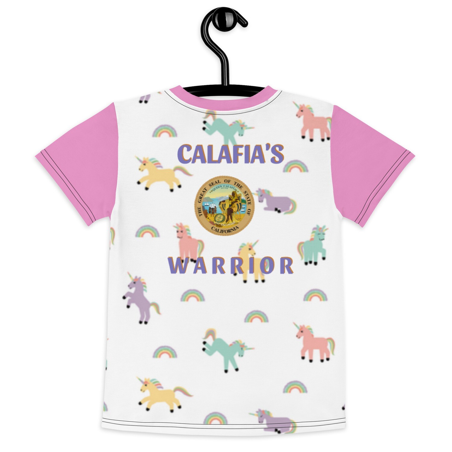 Calafia's Warrior Kids crew neck t-shirt