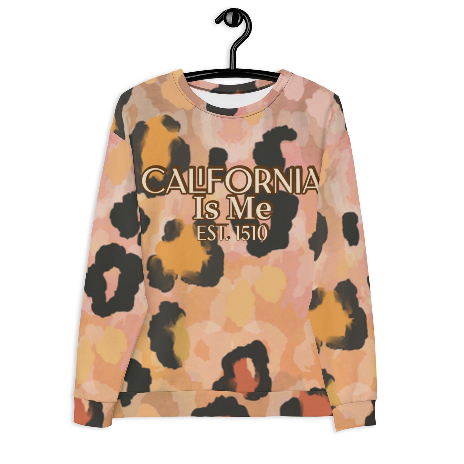 Tropical Cheetah Unisex Sweatshirt, Size: XS
