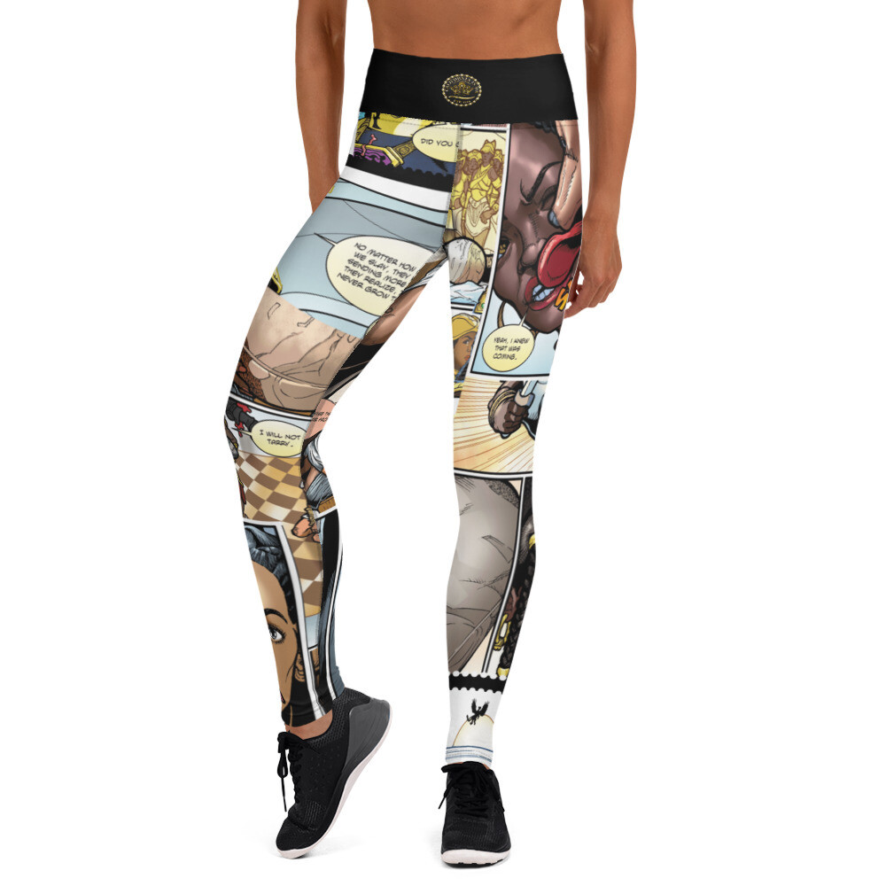 Queen Calafia Comic Book Yoga Leggings