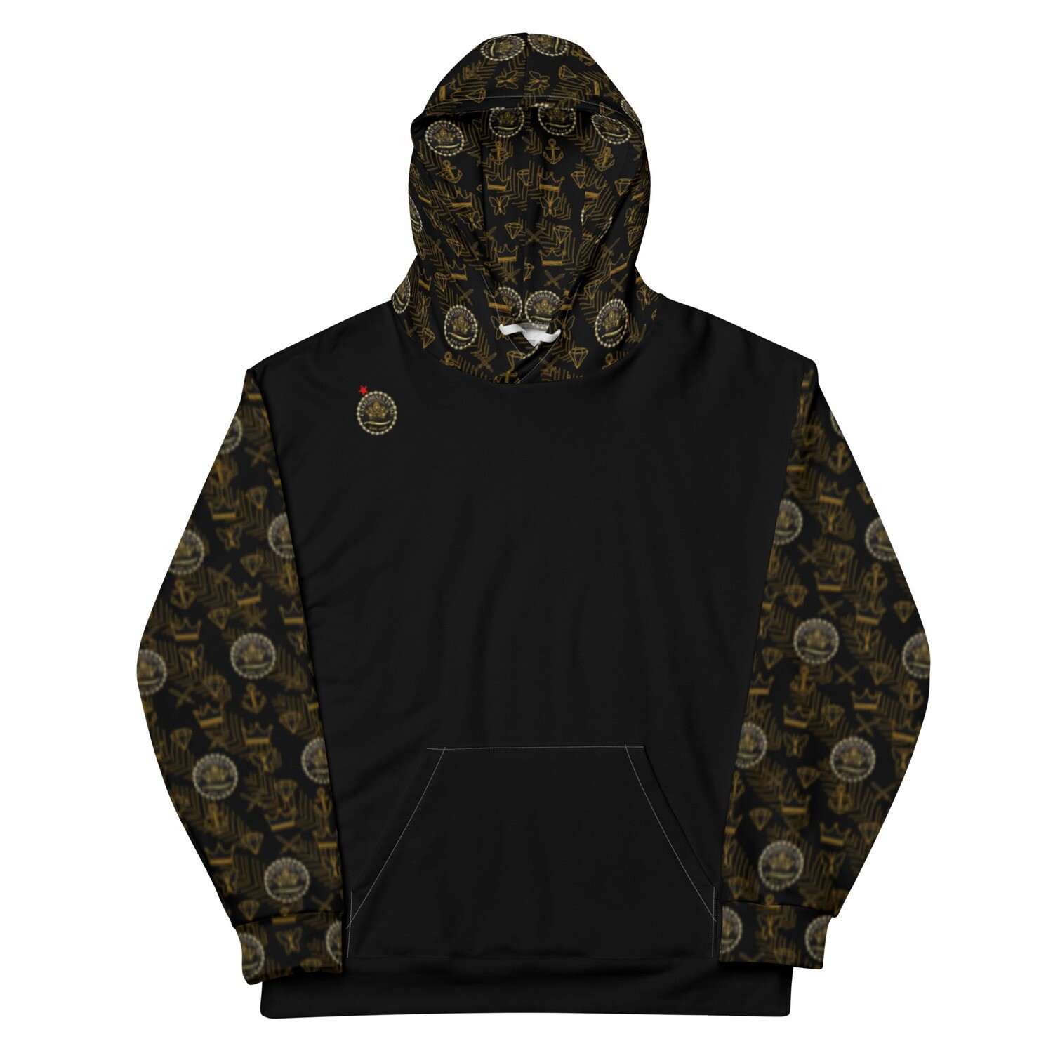 Royal Armor Black Unisex Hoodie, Size: XS