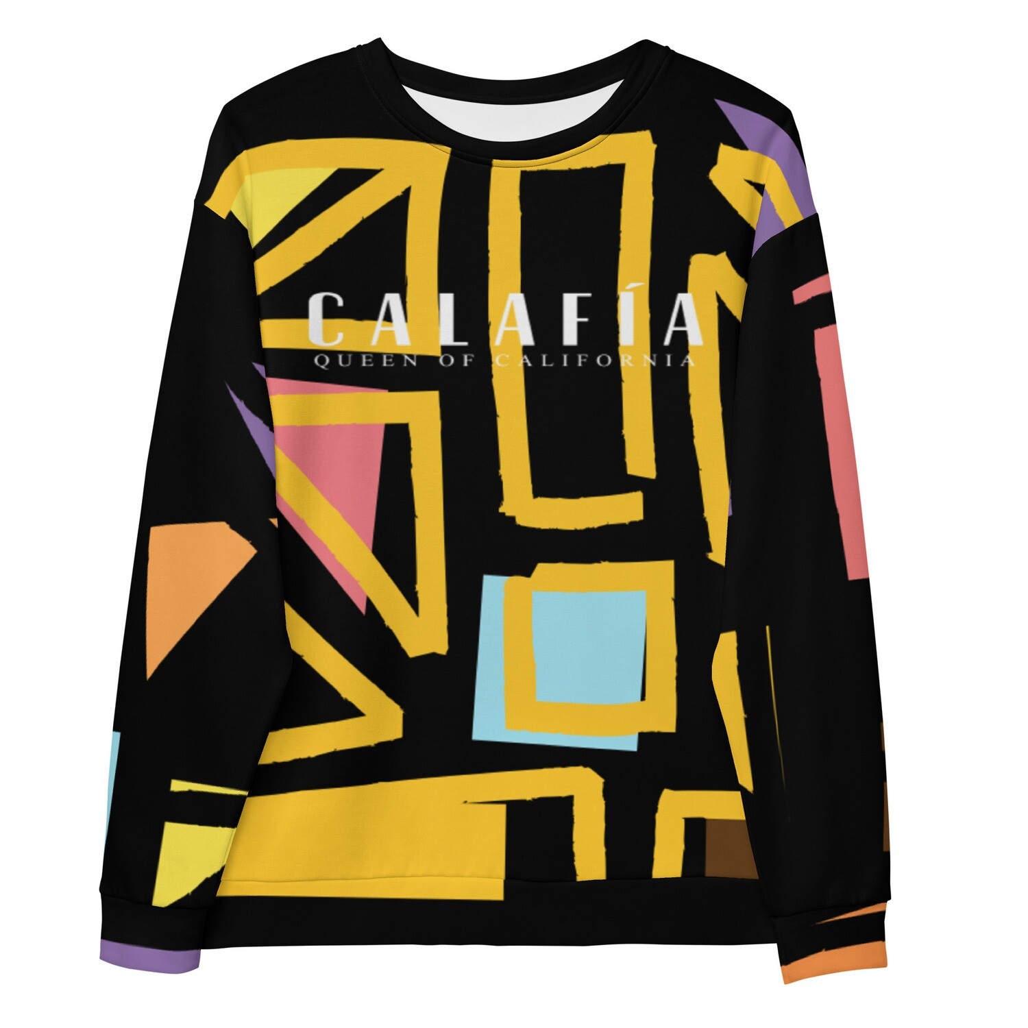 Abstract Octain Black and Gold All Colors Unisex Sweatshirt