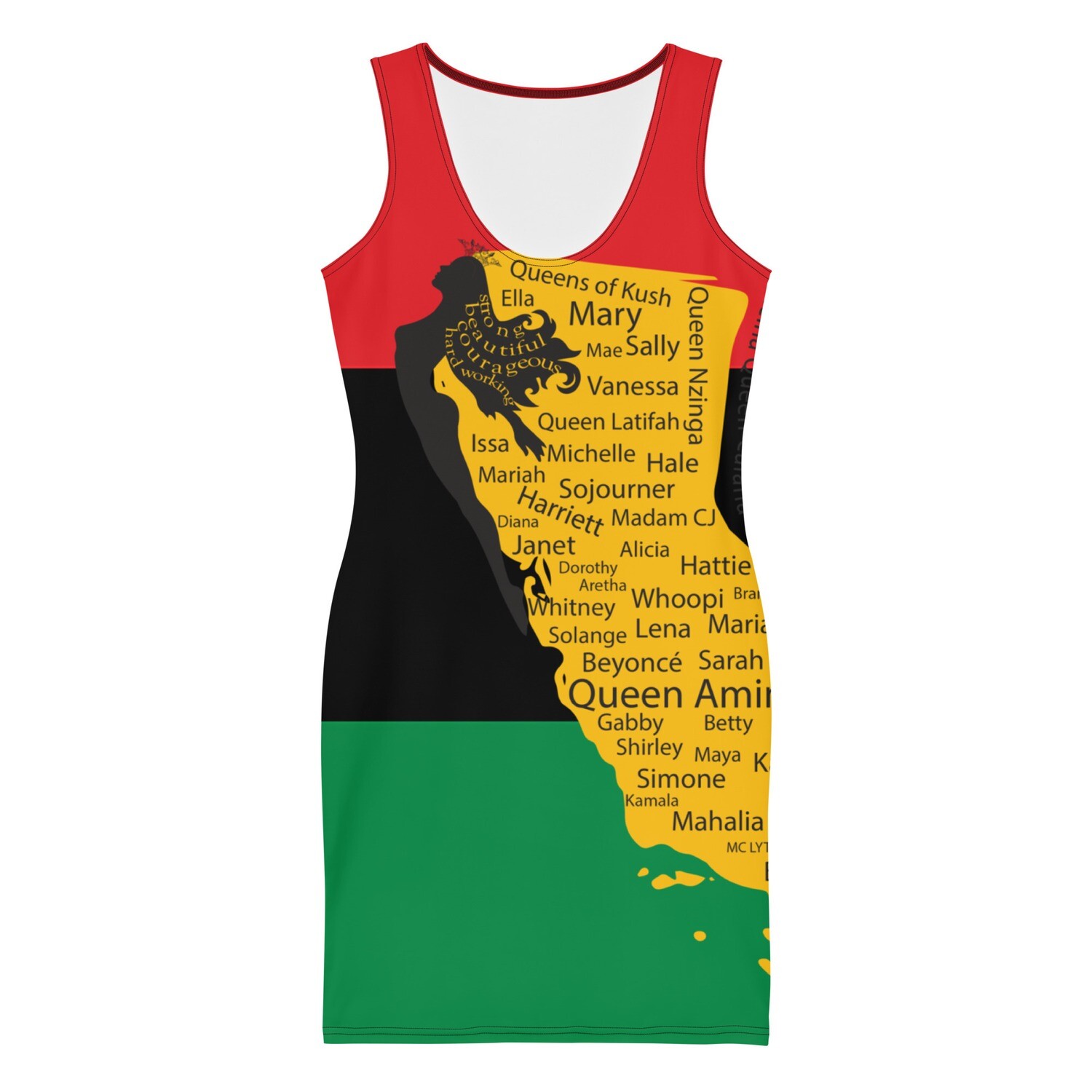 African American Warrior Liberation Flag Dress