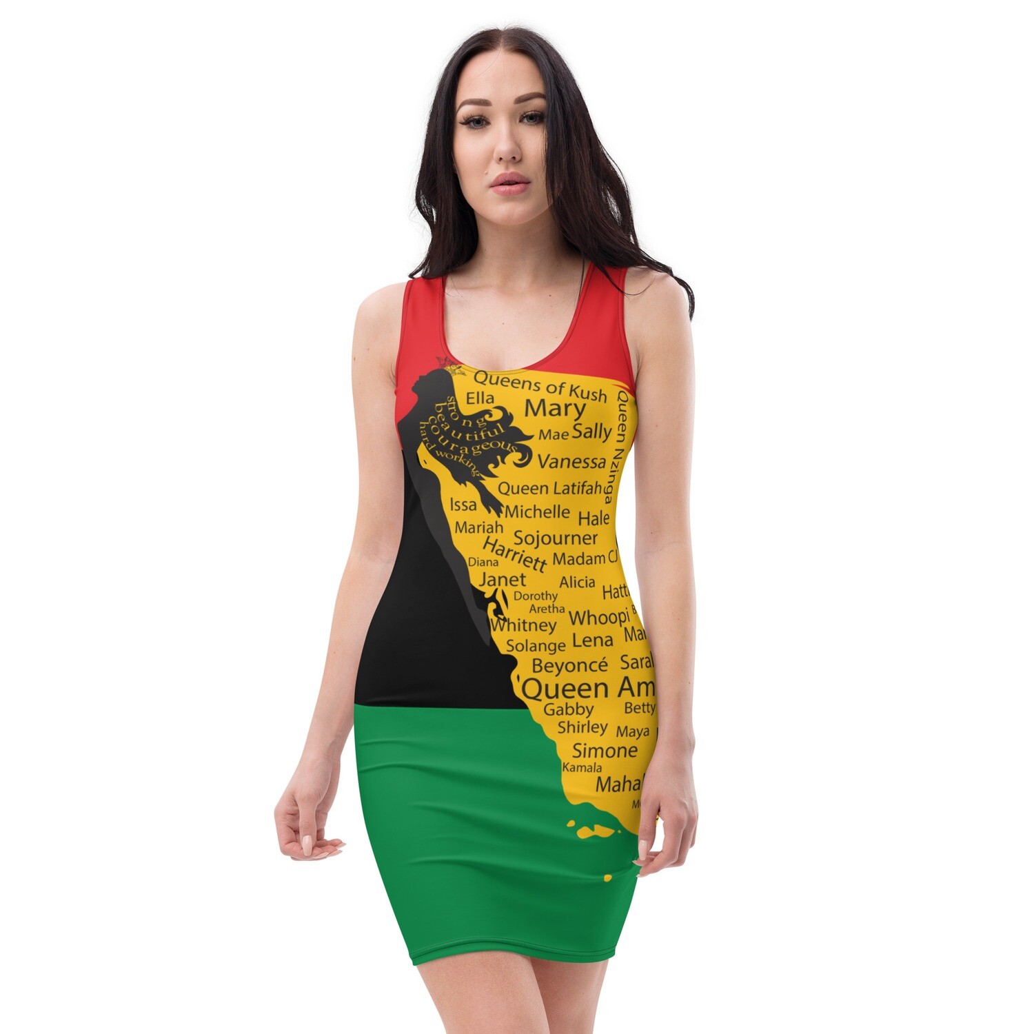 African American Liberation Flag Jersey #caliisme Dress