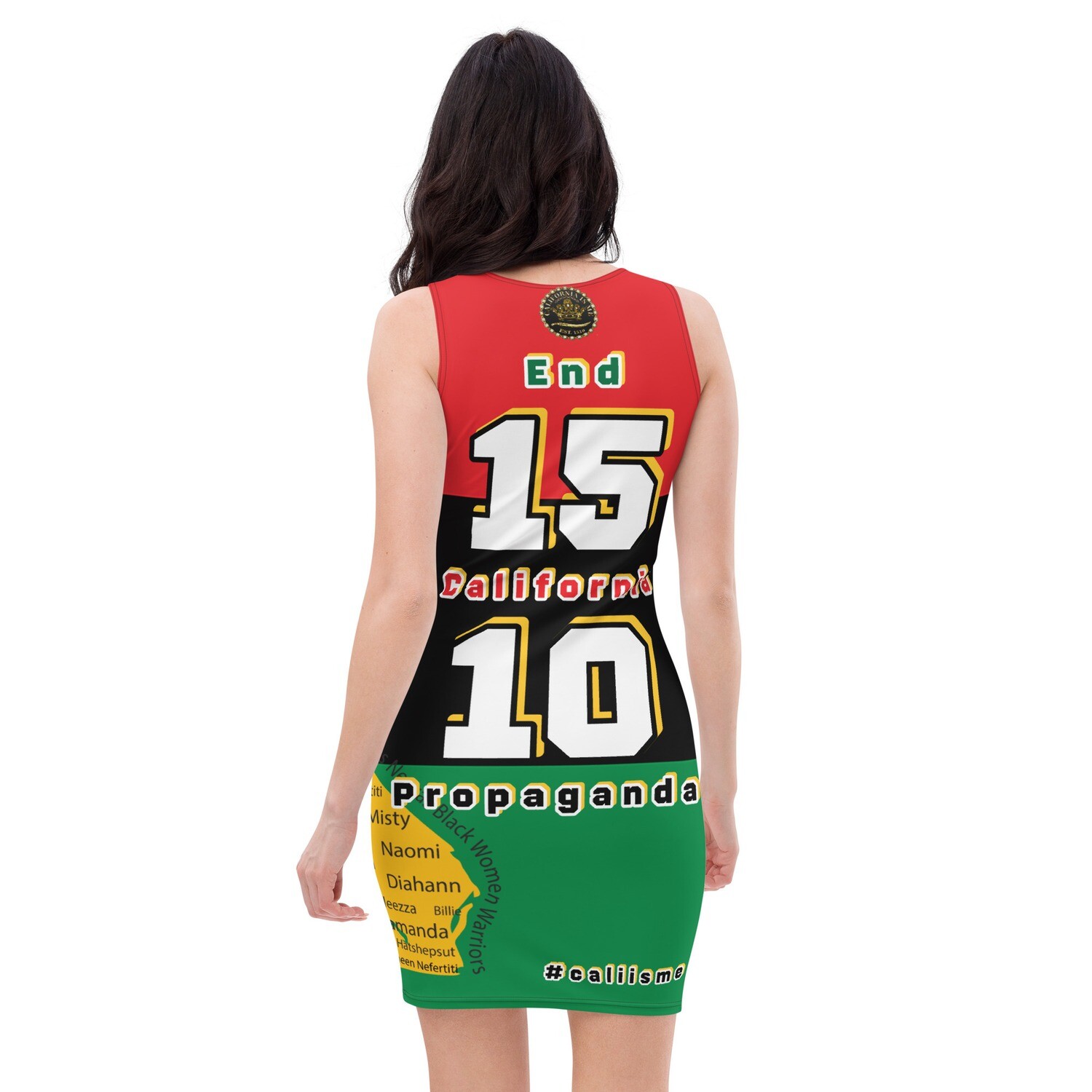 African American Liberation Flag Jersey #caliisme Dress