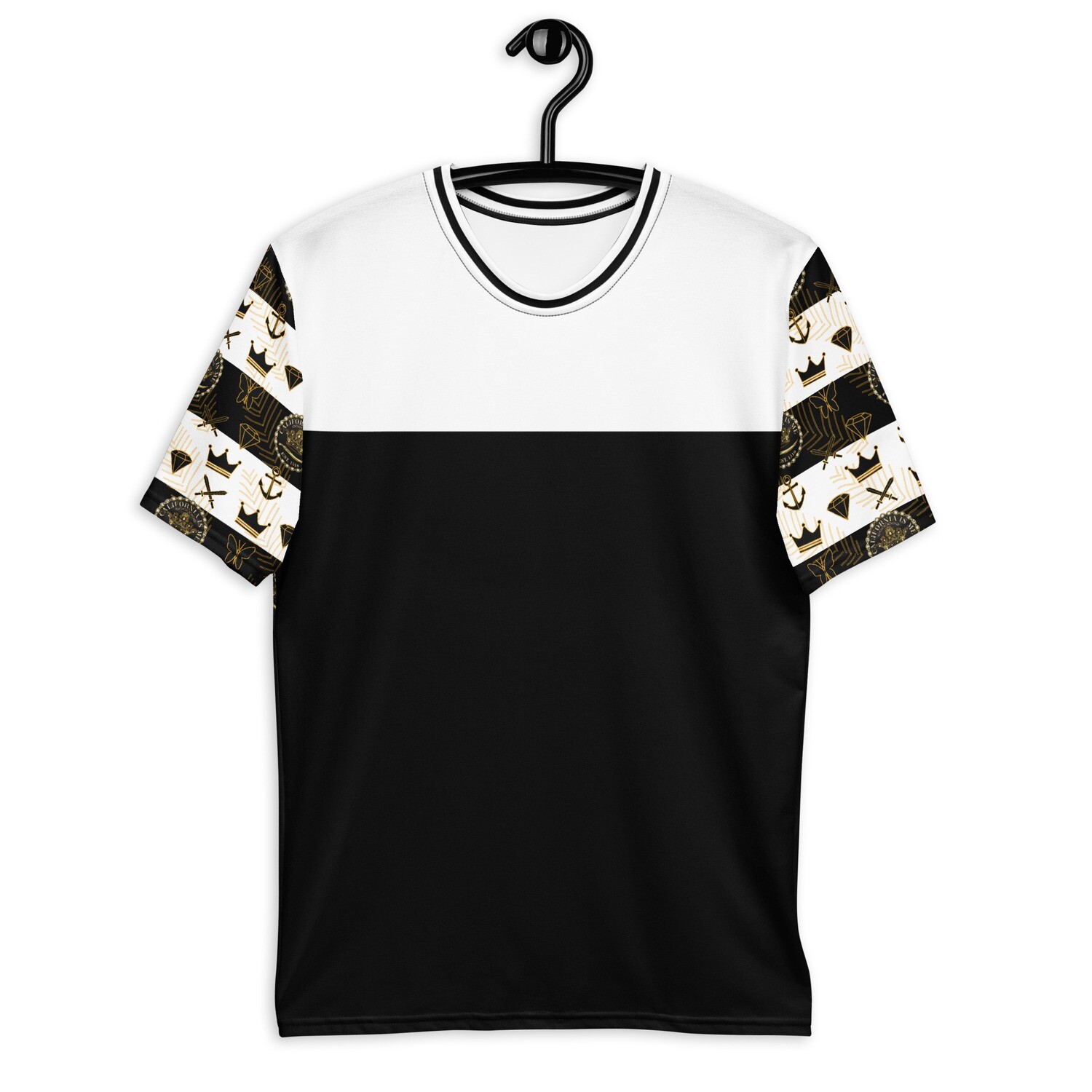 Royal Armor Color Block Black Men&#39;s t-shirt