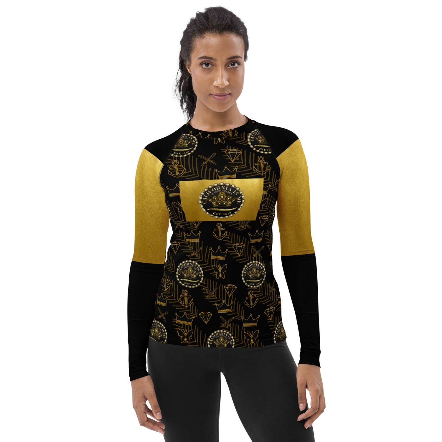 Calafia&#39;s Gold Women&#39;s Rash Guard