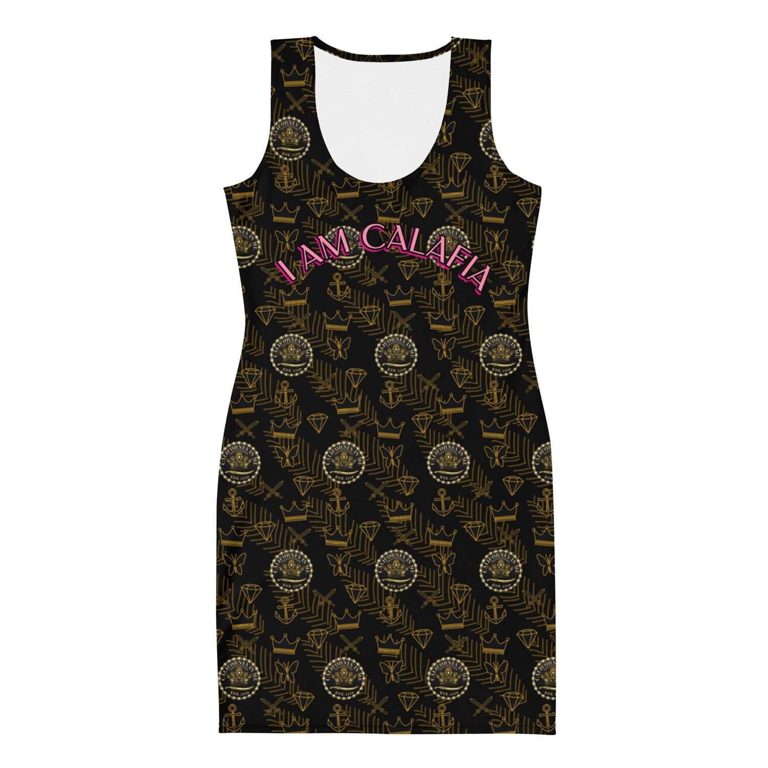 I AM CALAFIA Crown Pink Dress
