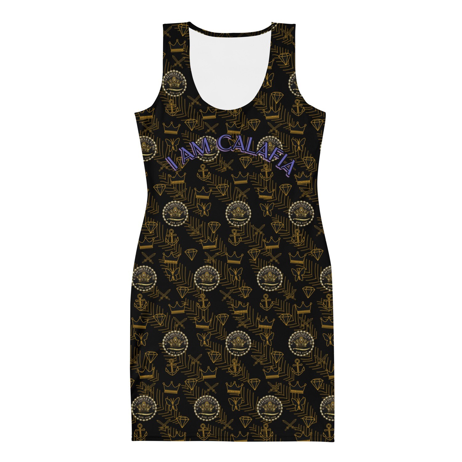 I Am Calafia Empowered Indigo Dress