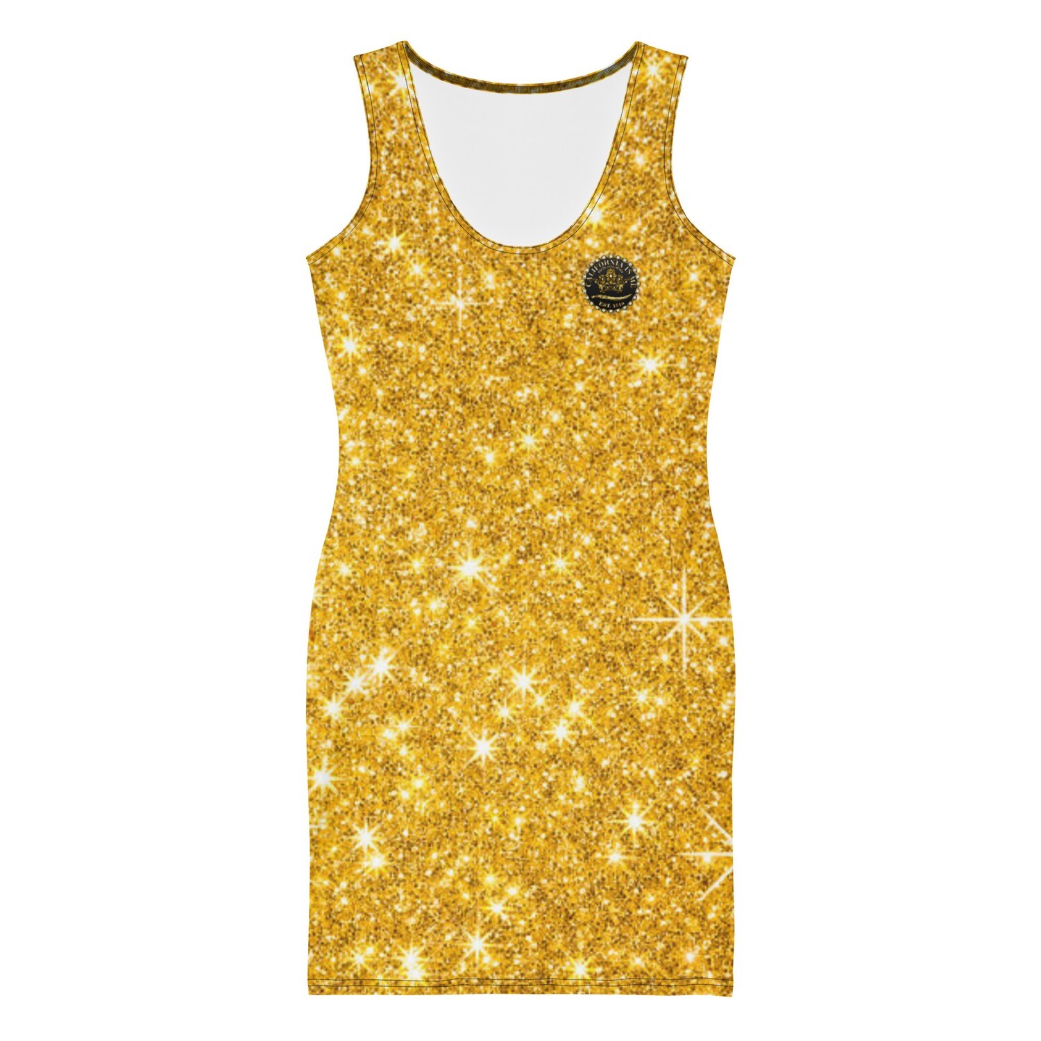 Calafia&#39;s Gold Dress Logo Dress