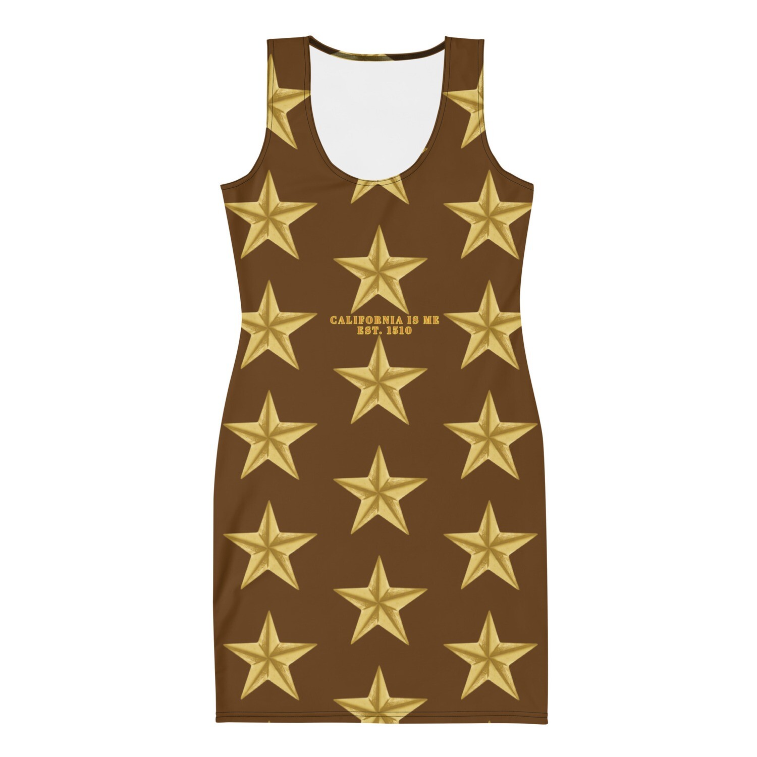 All Stars Gold Chocolate Brown Dress