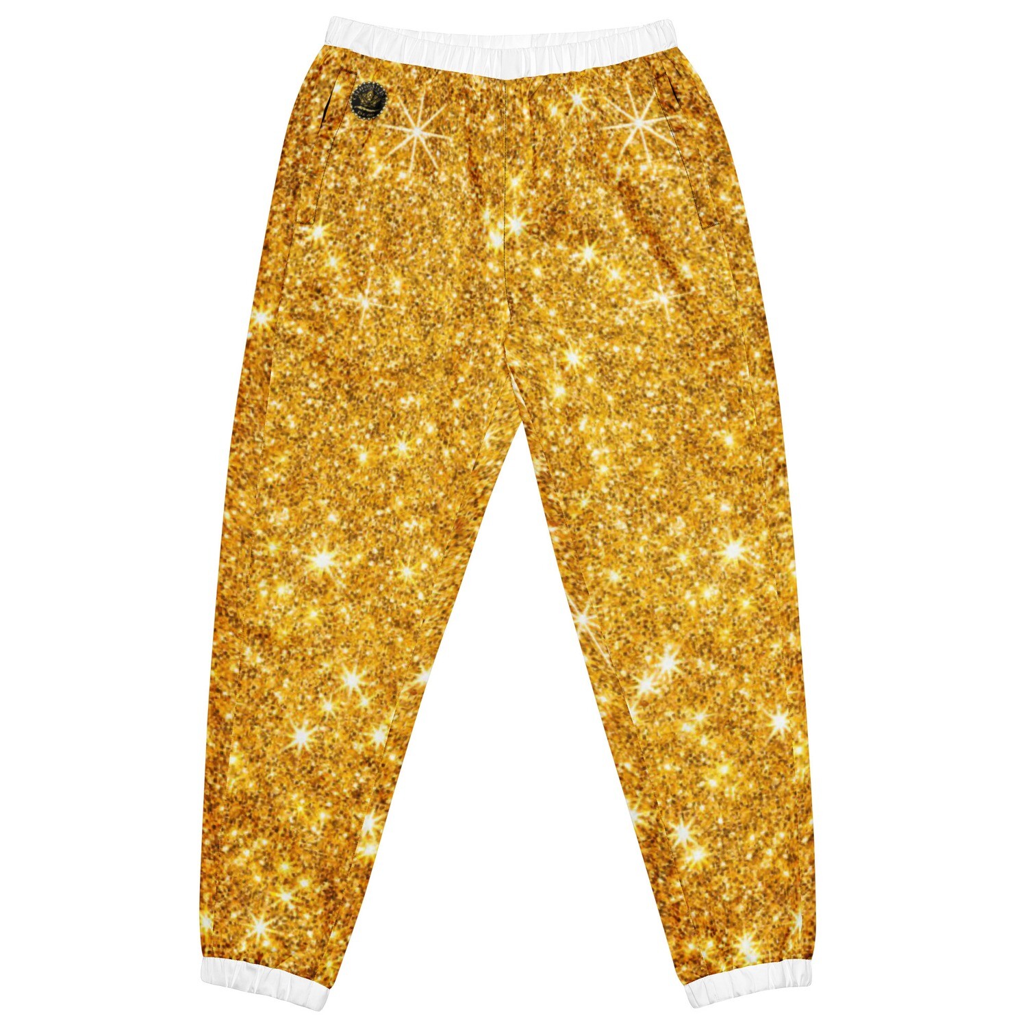 Gold Sparkle Unisex track pants