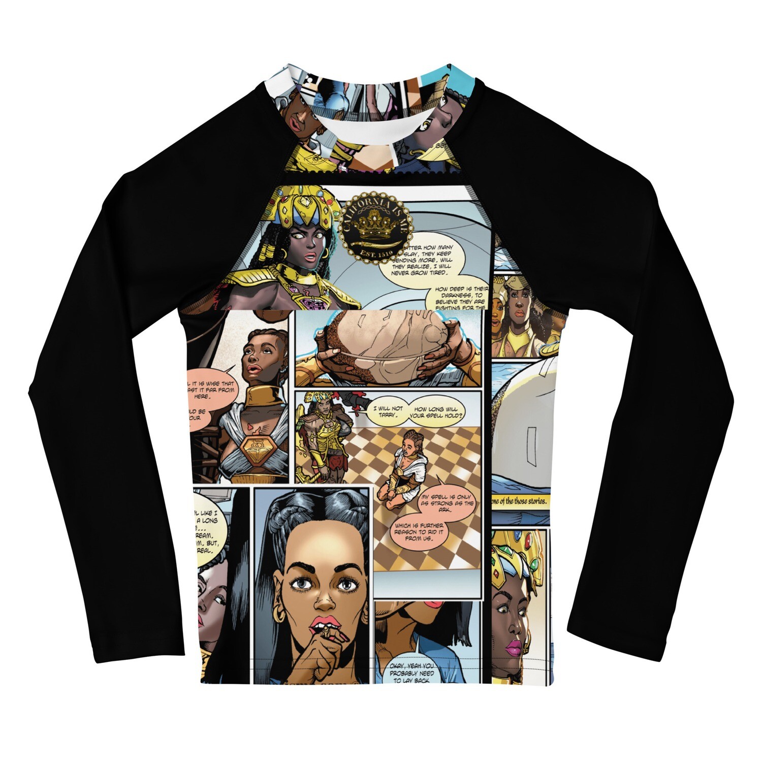 Queen Calafia Comic book Kids Rash Guard
