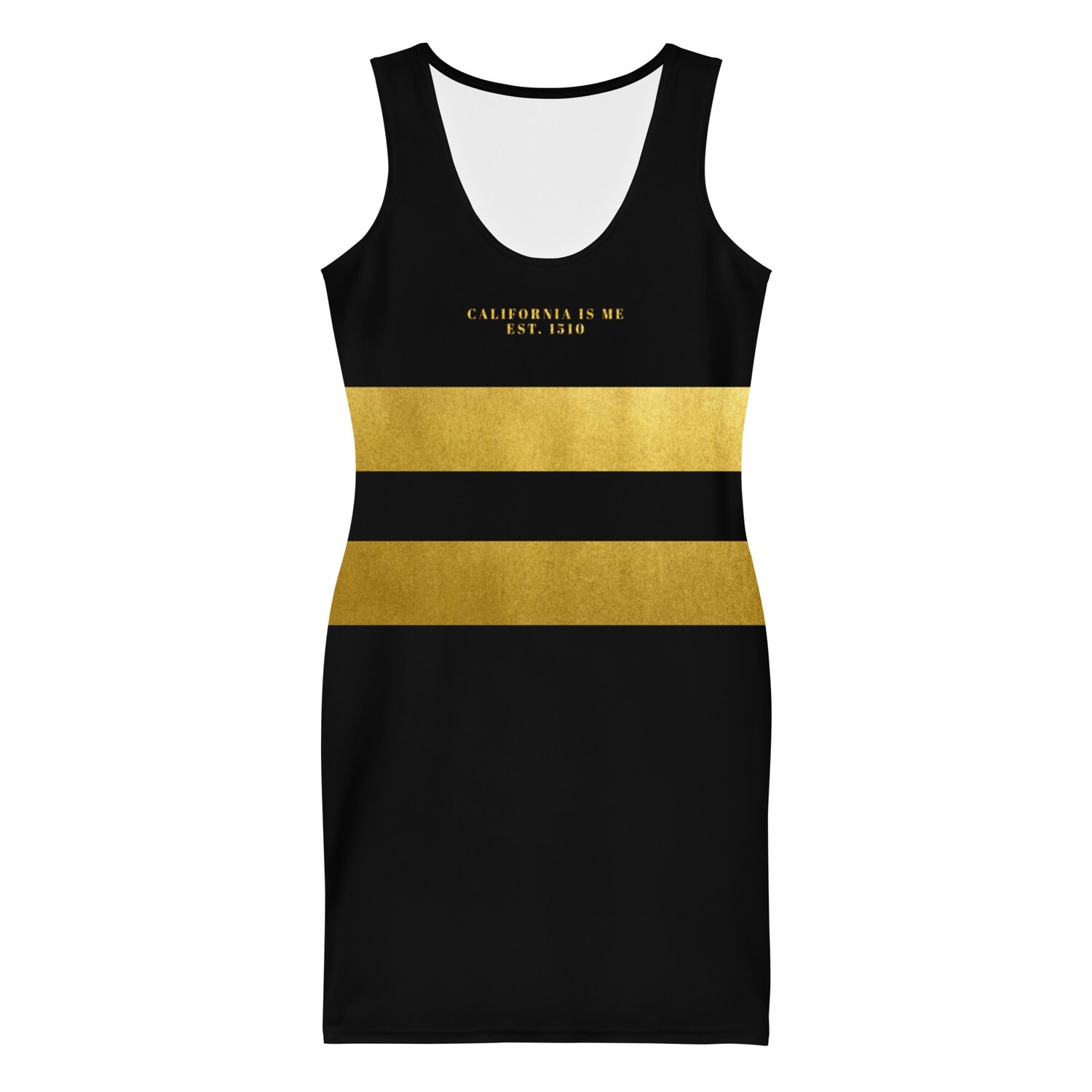 Black Gold Dress