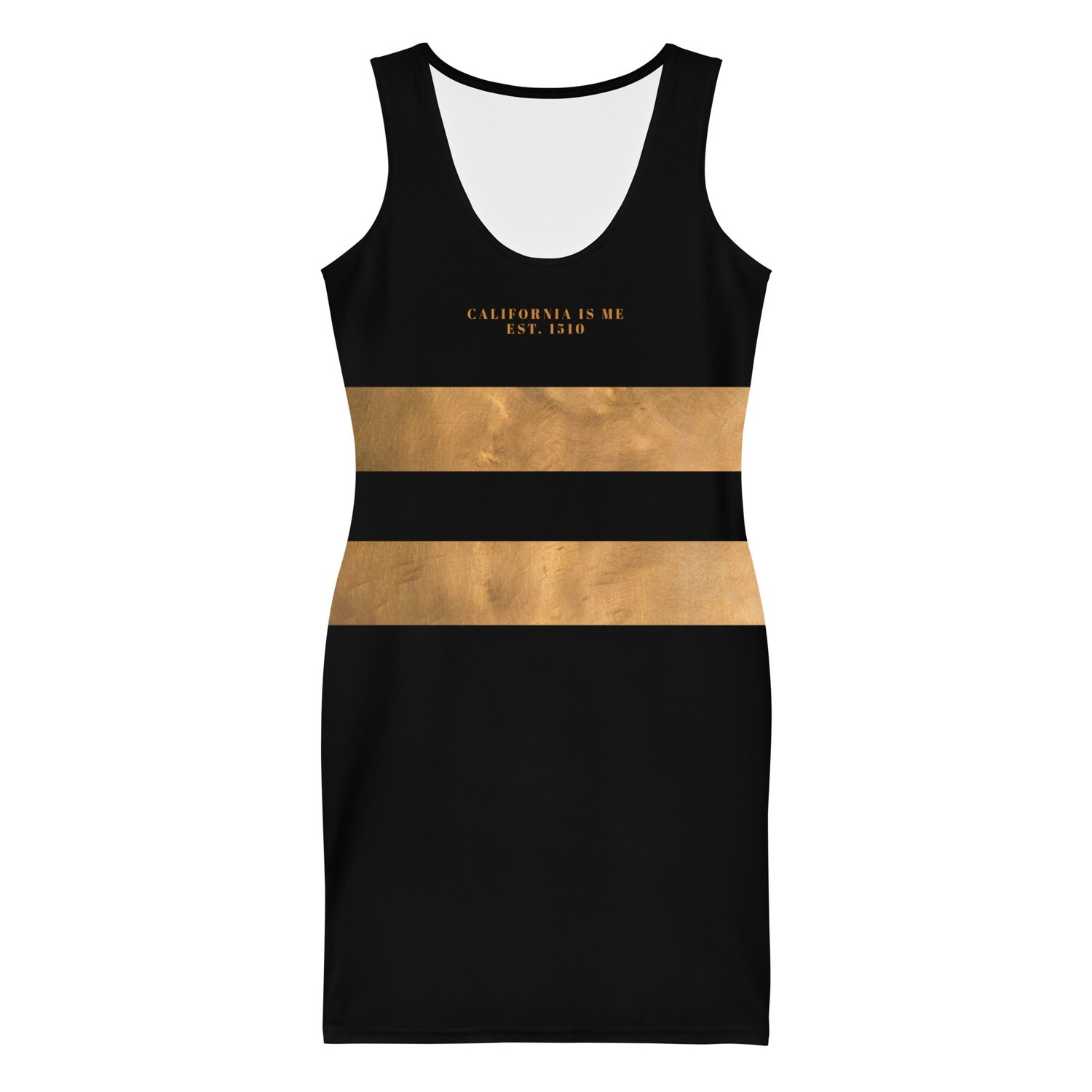 Black Gold Dress