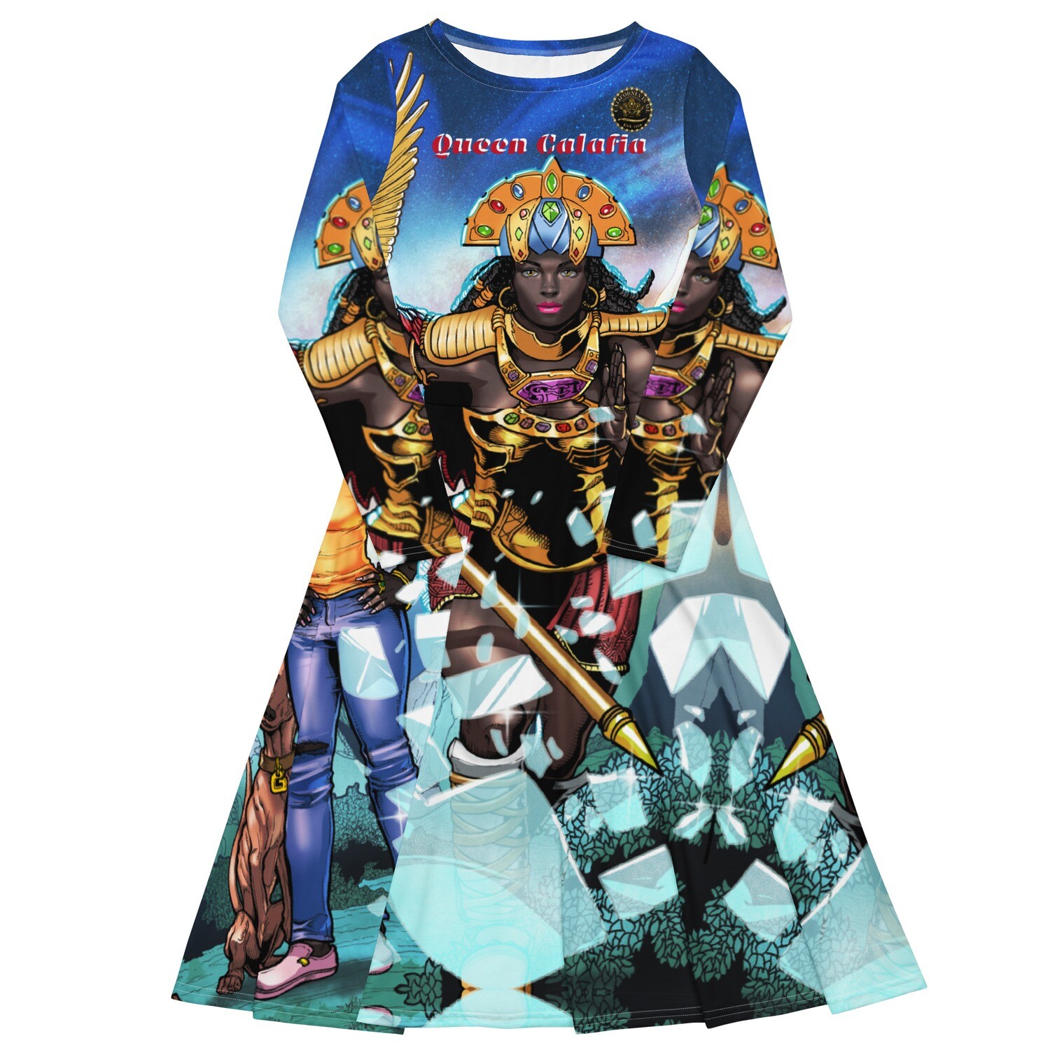 Queen Calafia Comic Book Cover Dress