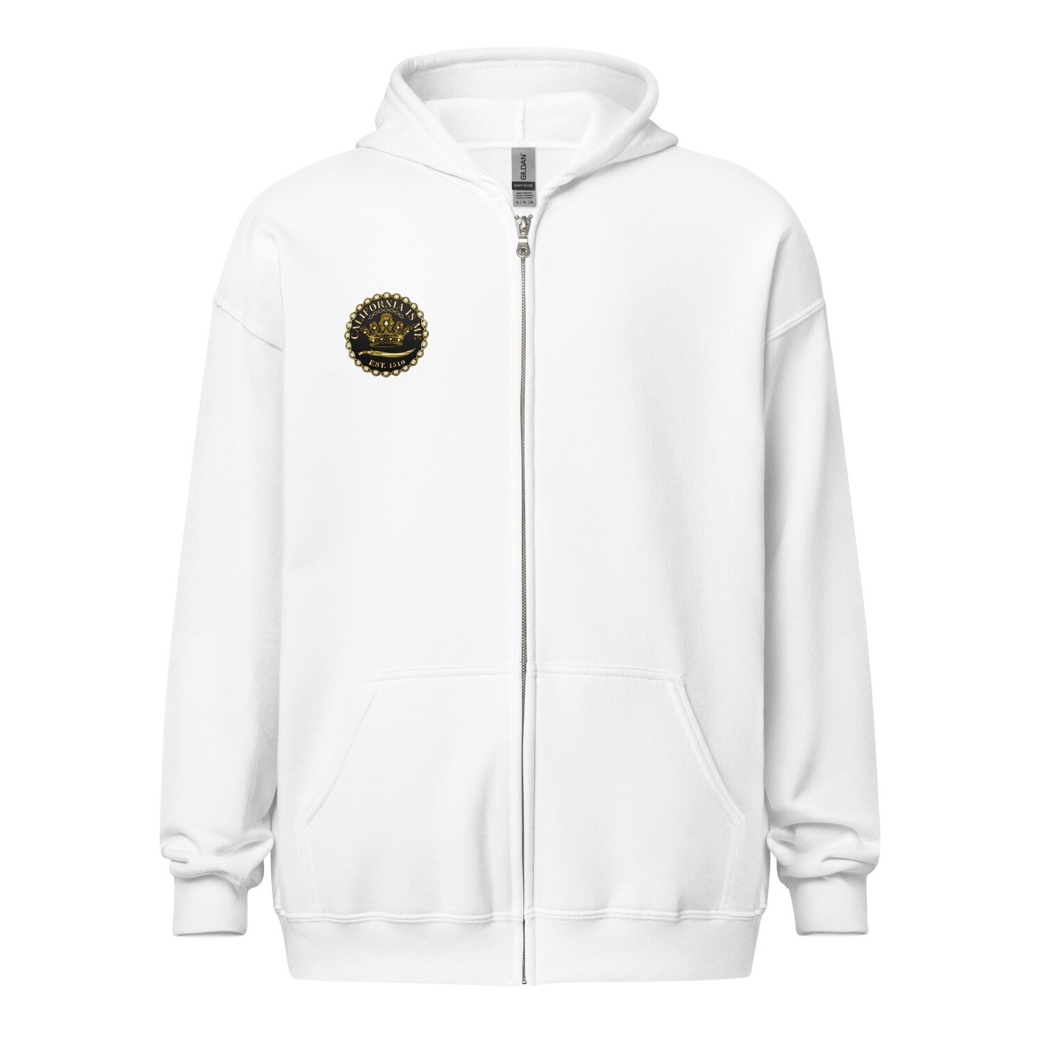 Unisex heavy zip hoodie