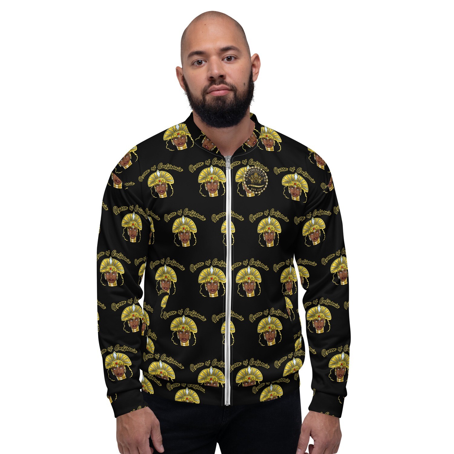 Queen of California Title Unisex Bomber Jacket