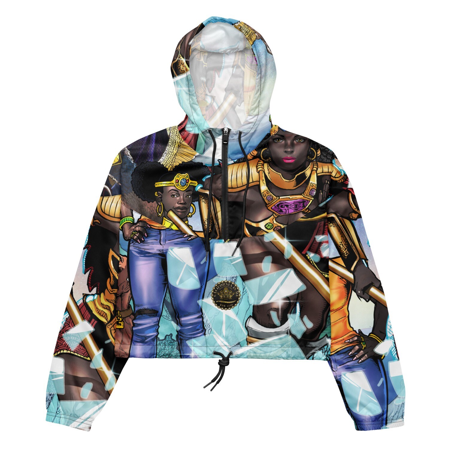 Queen Calafia Comic Book Women’s cropped windbreaker