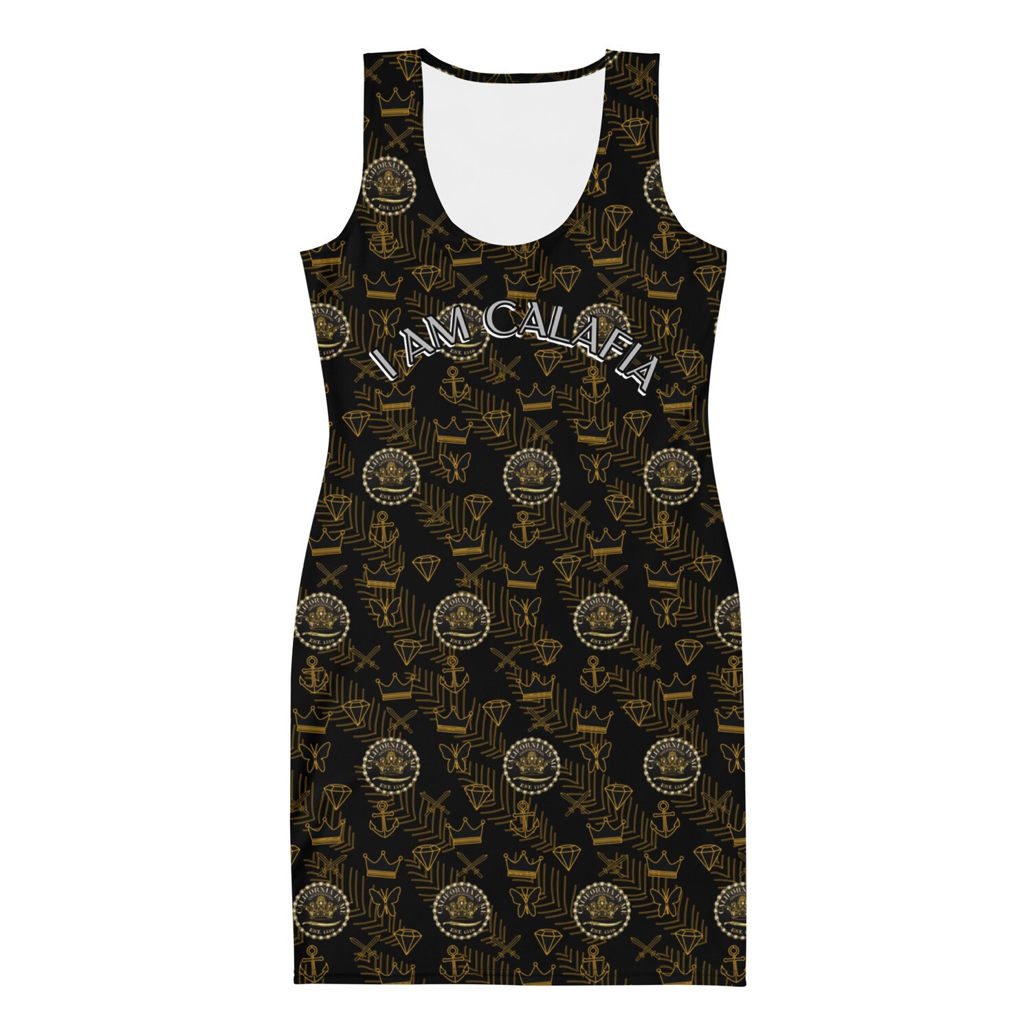 I Am Calafia Crown Bow Down Dress