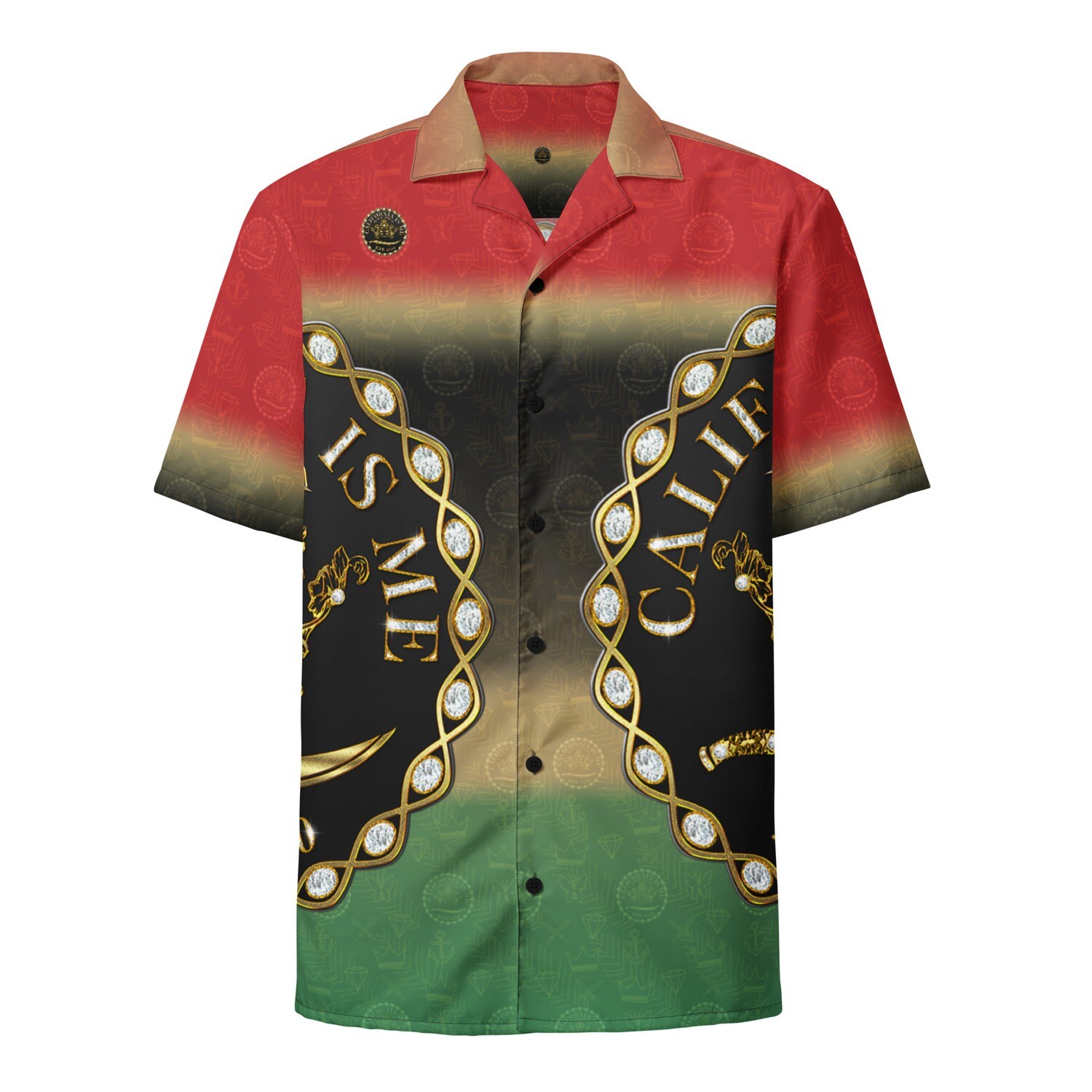 CALIFORNIA IS ME Colors Royal Armor Unisex Button Down Collared Shirt