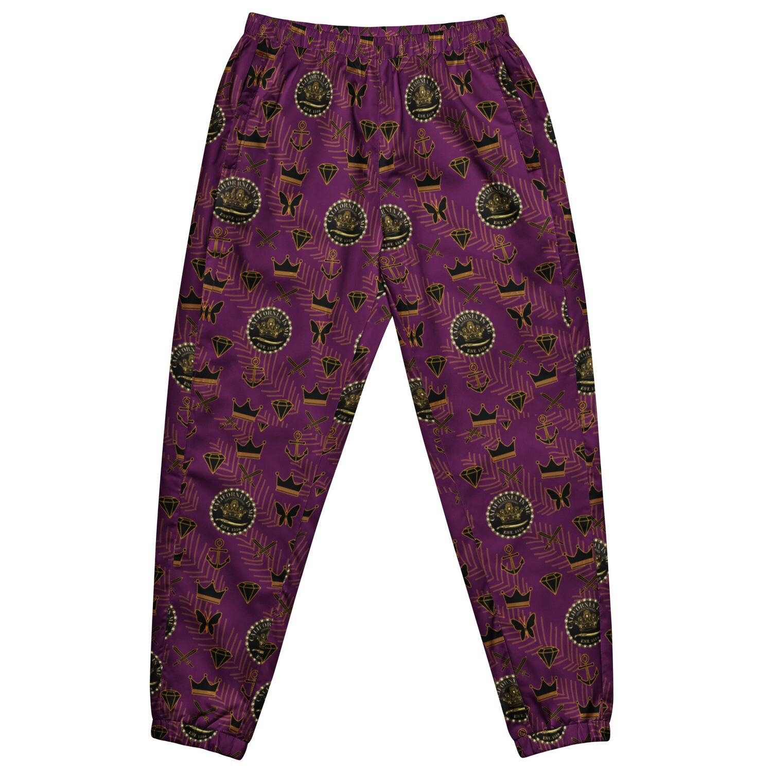 Royal Armor Purple Unisex track pants