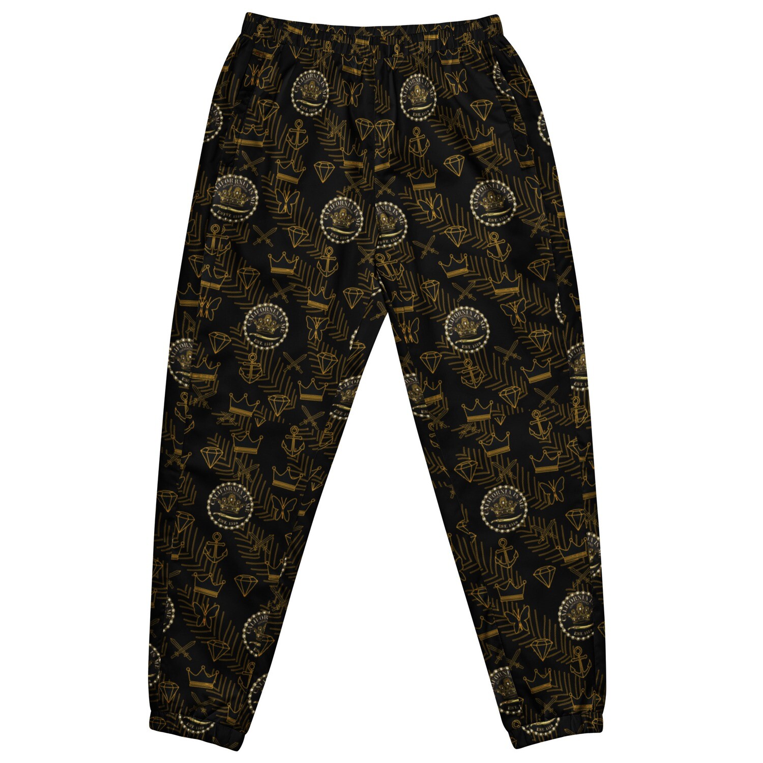 Royal Armor Black Unisex Track Pants