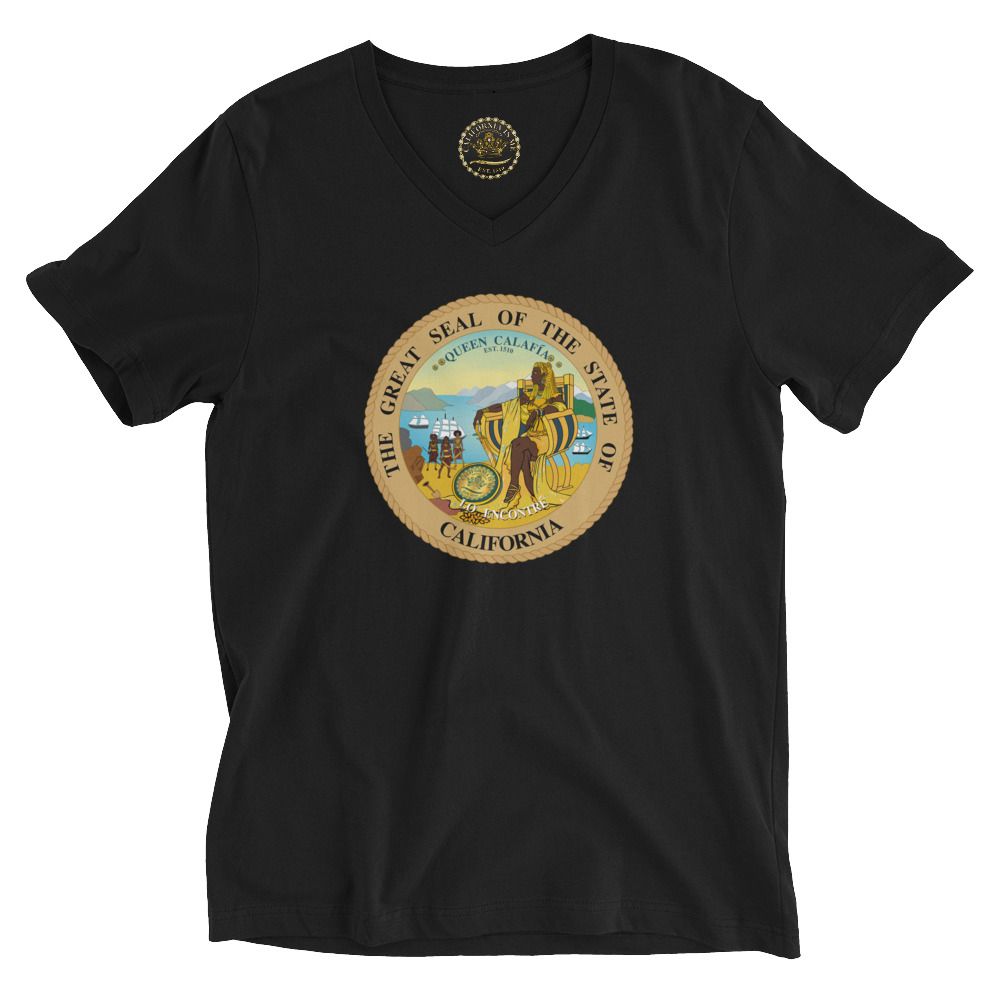 The Seal Unisex Short Sleeve V-Neck T-Shirt
