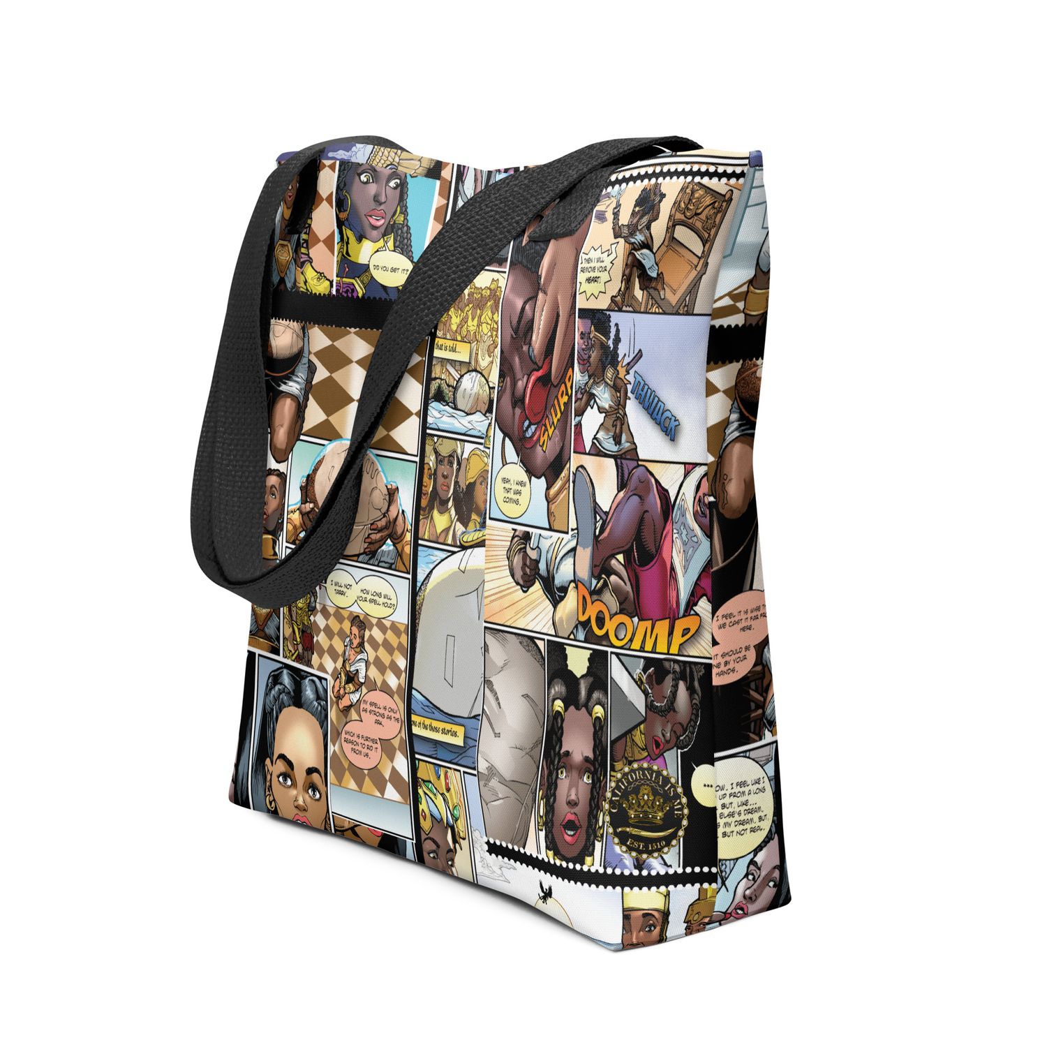 Queen Calafia Comic Pages Tote bag