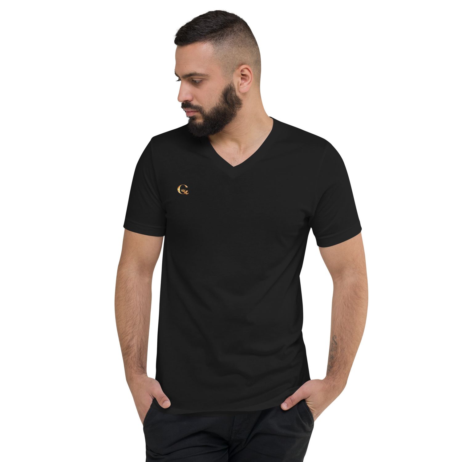 Queen Calafia Logo Unisex Short Sleeve V-Neck T-Shirt