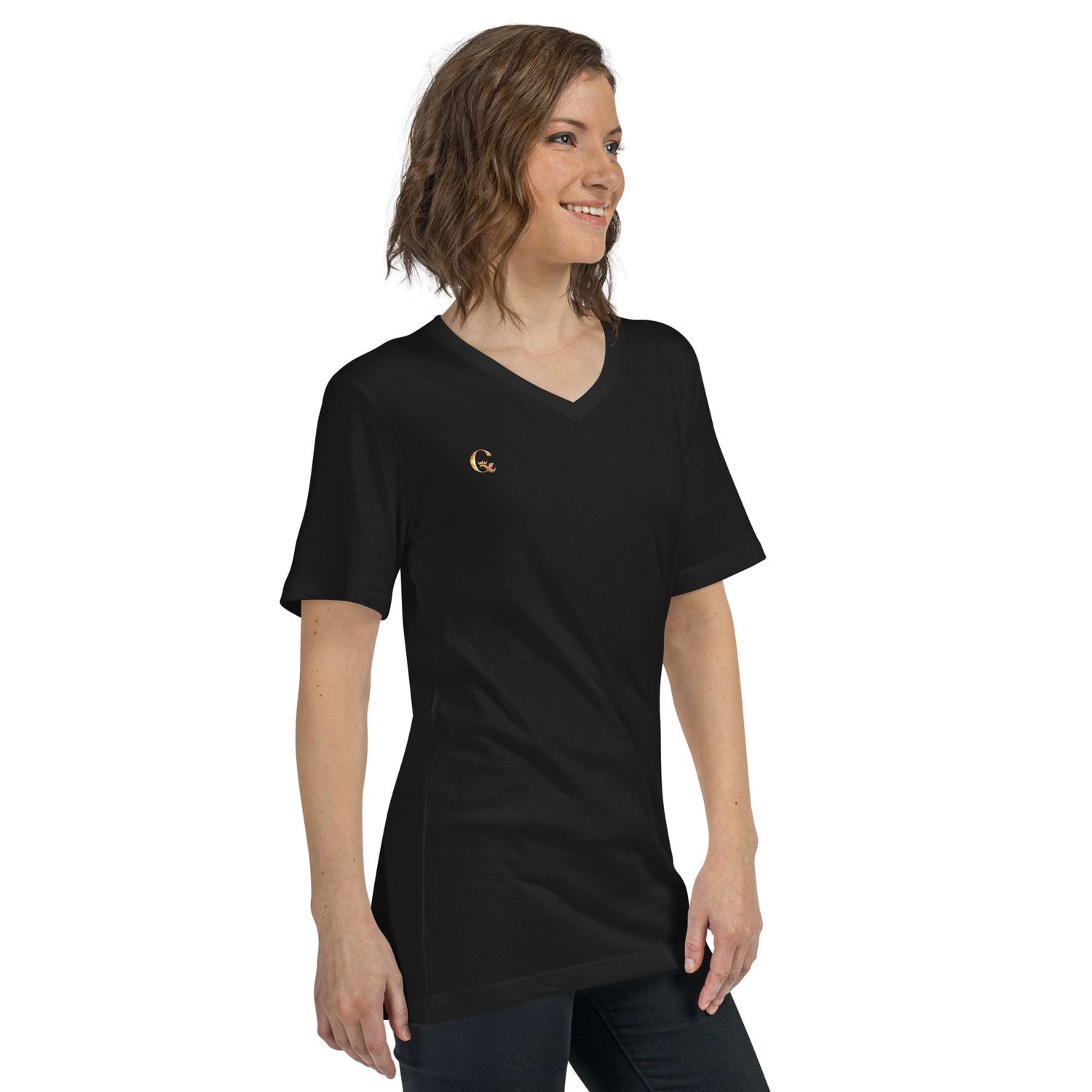 Queen Calafia Logo Unisex Short Sleeve V-Neck T-Shirt
