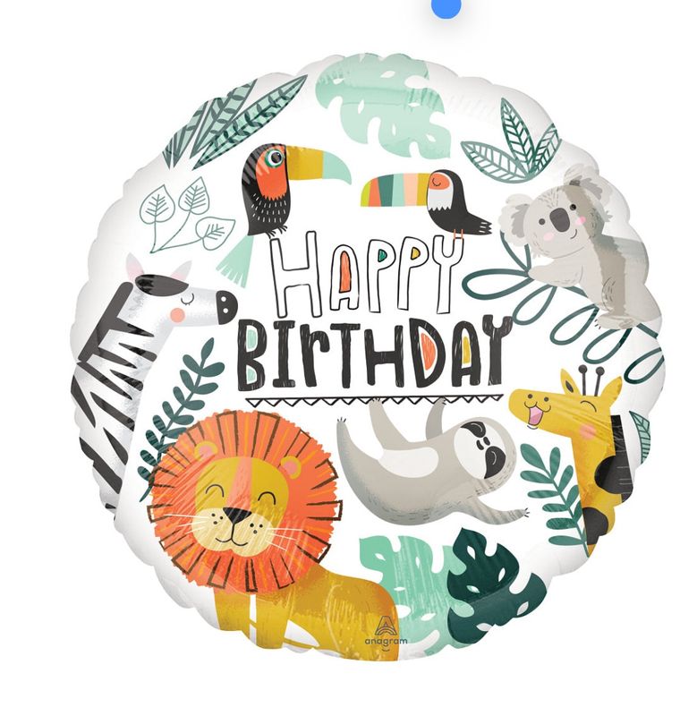 Havin A Party 18&quot; Get Wild Birthday Foil Balloon