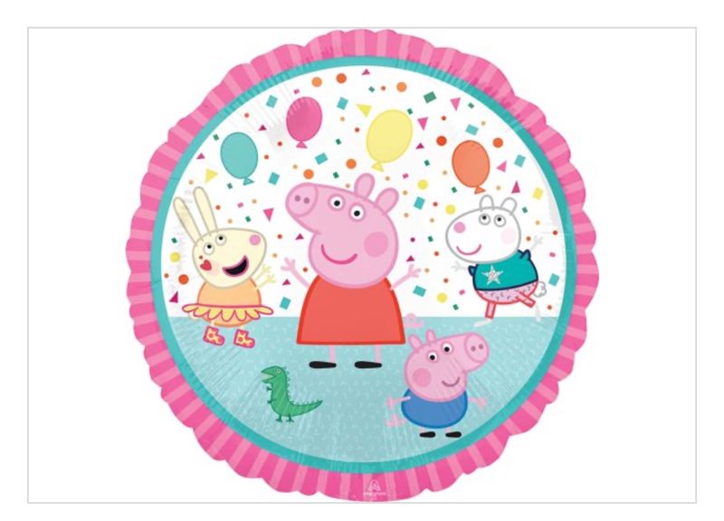 18 Peppa Pig Foil Balloon