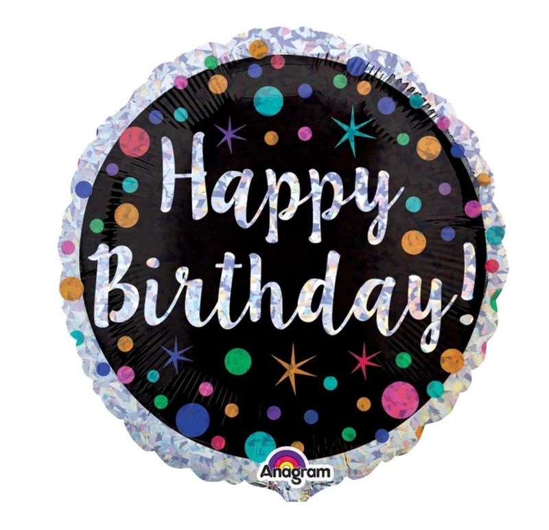 Anagram Hx Polka Dot Happy Birthday