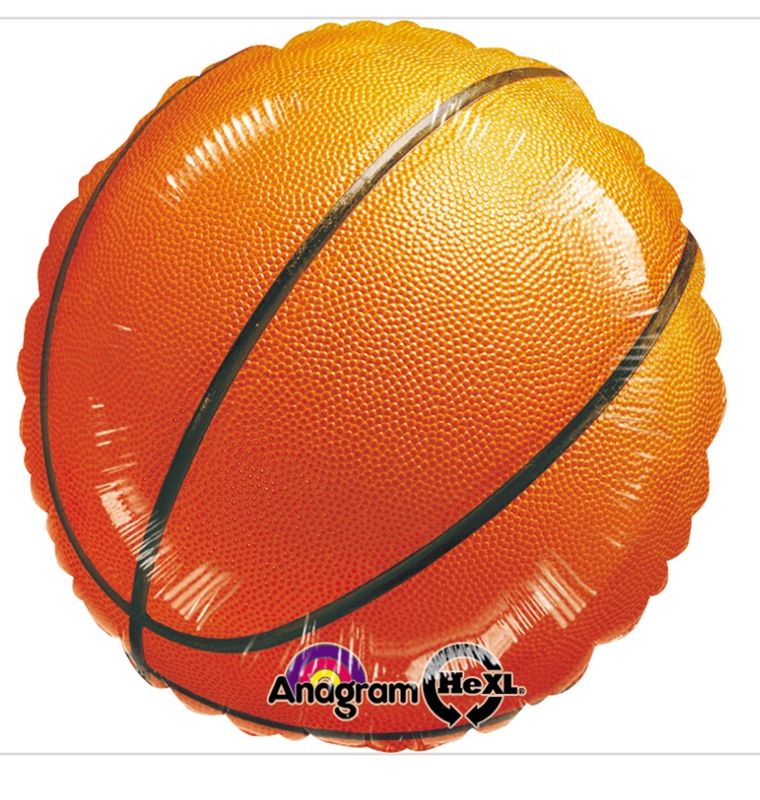 Championship Basketball Foil Balloon, 18 Inches