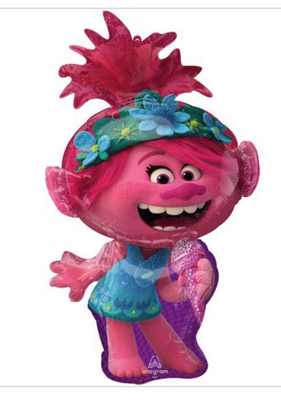 37 in. Trolls World Tour Poppy Foil Balloon