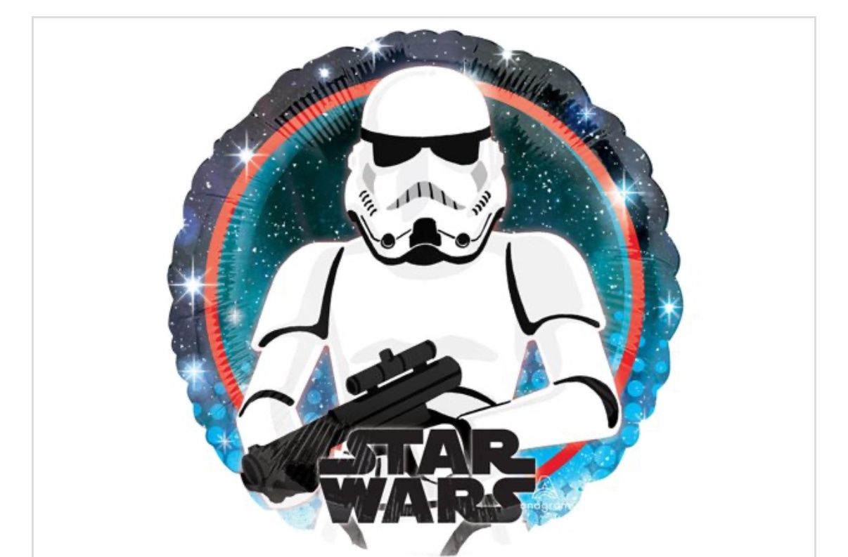 Star Wars Galaxy Stormtrooper 17 Balloon 