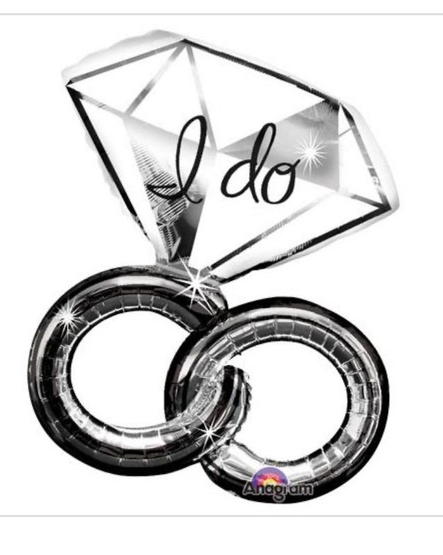 Wedding Rings Super Shape Balloon