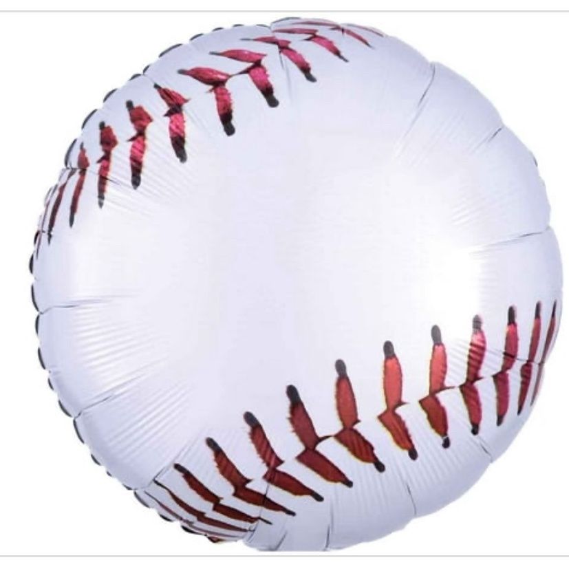 28 Inch Championship Baseball Foil Mylar Balloon