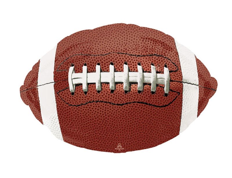 Football Supershape Foil Balloon, 31 Inches