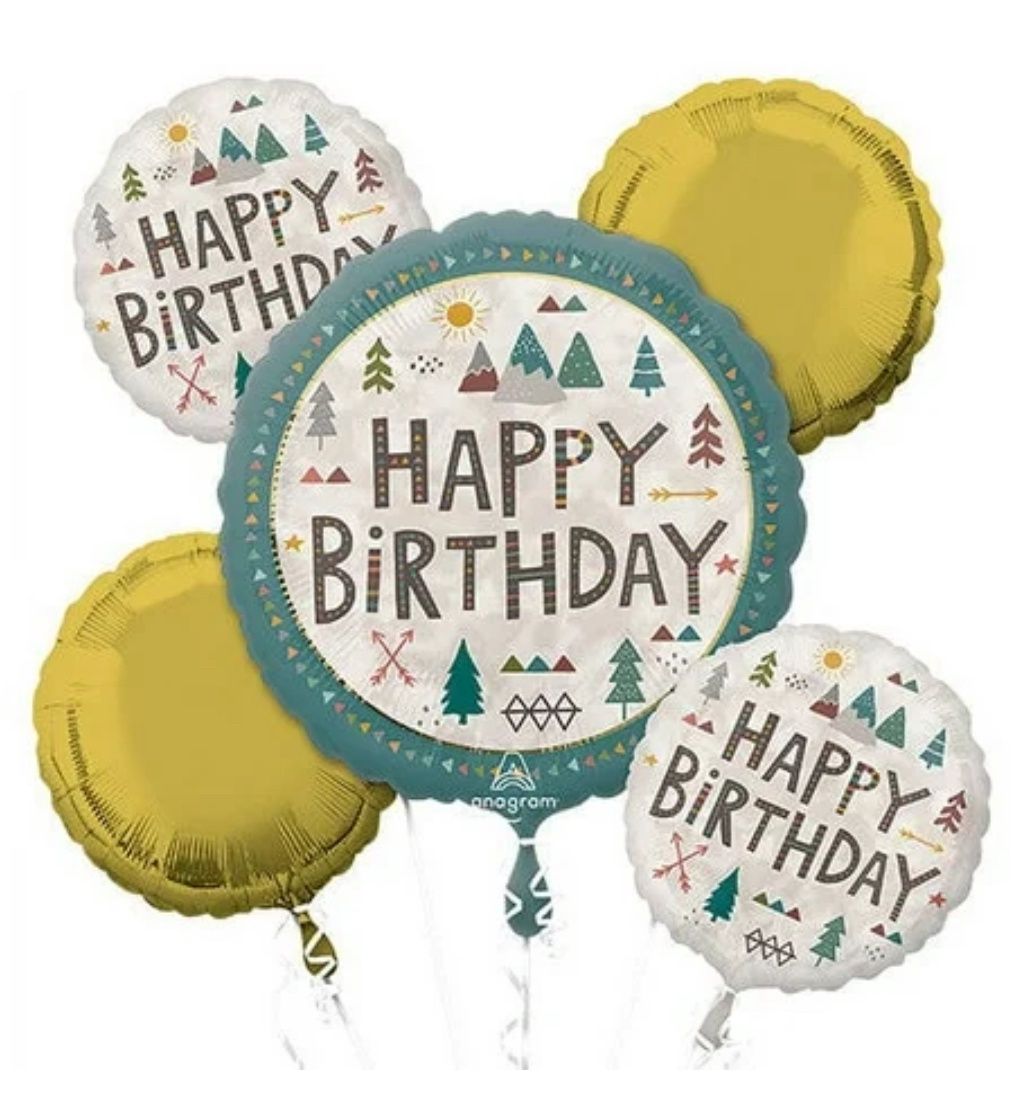 Wilderness Birthday Balloon Bouquet